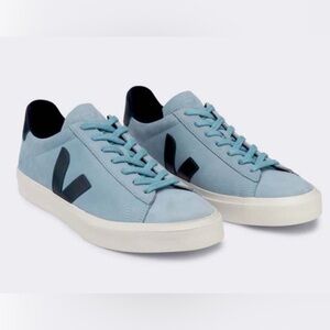 Veja NEARLY NEW Campo special edition nubuck steel náutico leather low top -8